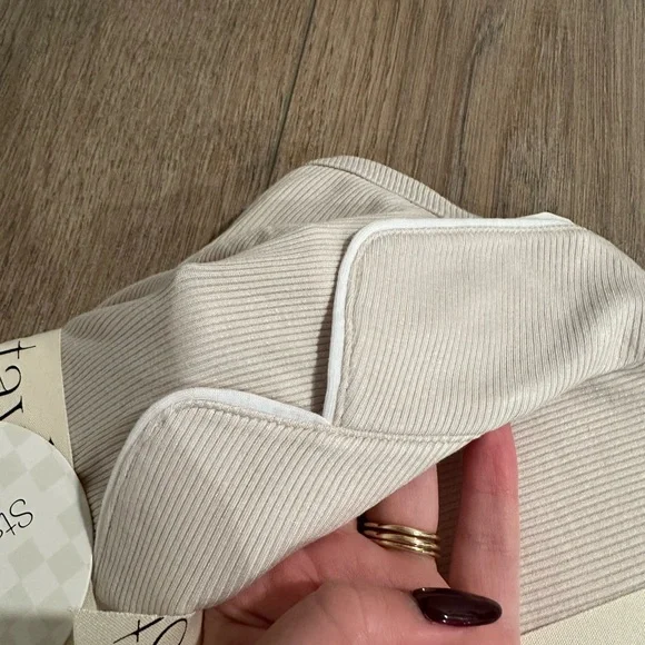 Bamboo ribbed pajamas short set - Picture 4 of 6